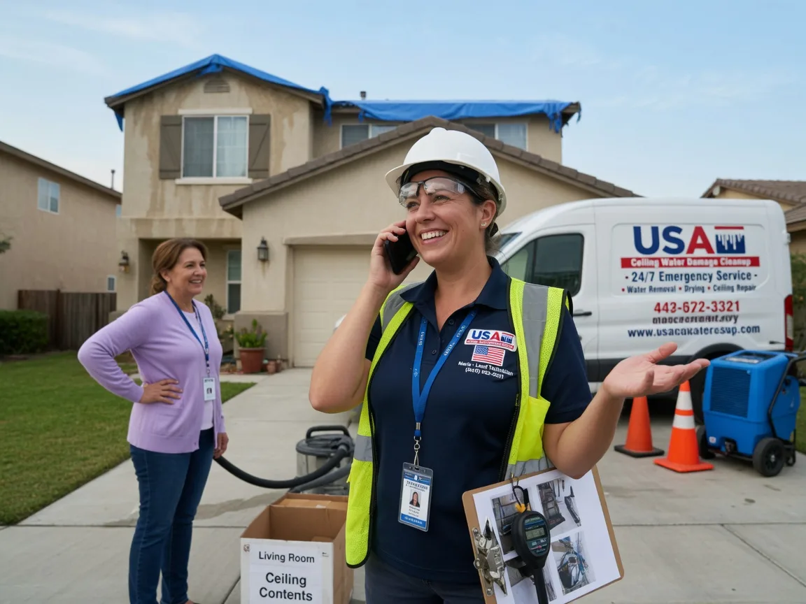 Ceiling Water Damage Restoration Markleville, IN FAQs